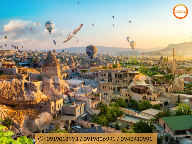 Cappadocia là bằng chứng sống động về sức mạnh của tự nhiên - Du lịch 360Go 